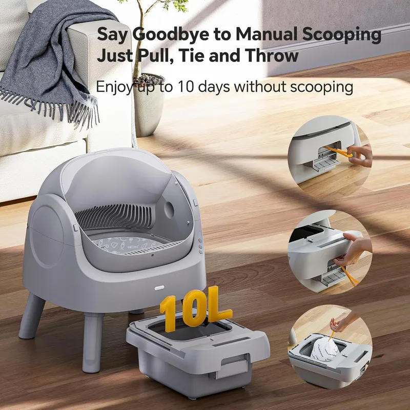 Mimfam Open-Top Automatic Litter Box