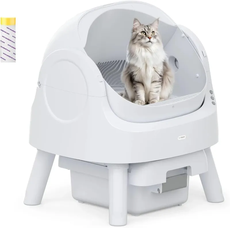 Mimfam Self Cleaning Cat Litter Box for Multiple Cats